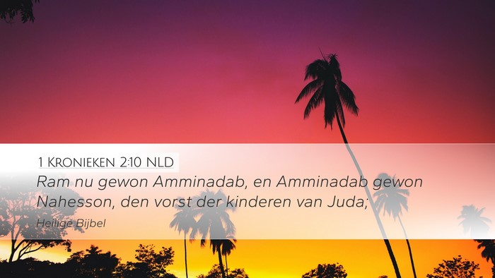 1 Kronieken 2:10 NLD Bible Verse Image