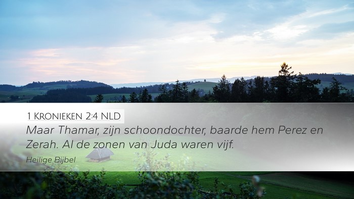 1 Kronieken 2:4 NLD Bible Verse Image