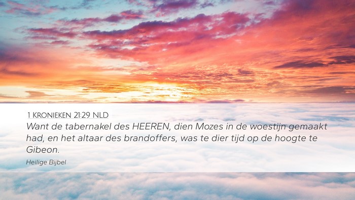 1 Kronieken 21:29 NLD Bible Verse Image