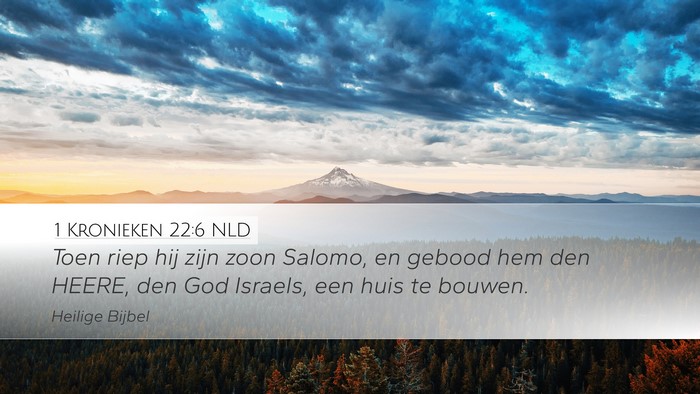 1 Kronieken 22:6 NLD Bible Verse Image