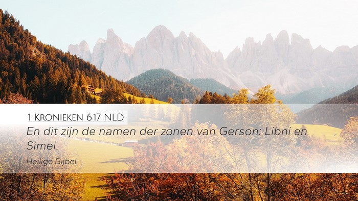 1 Kronieken 6:17 NLD Bible Verse Image