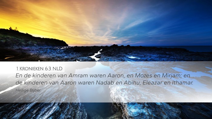 1 Kronieken 6:3 NLD Bible Verse Image