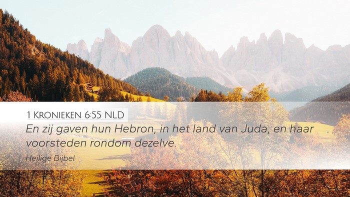 1 Kronieken 6:55 NLD Bible Verse Image