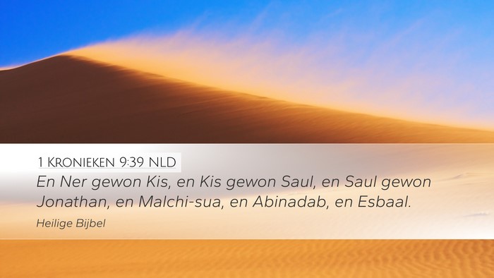 1 Kronieken 9:39 NLD Bible Verse Image