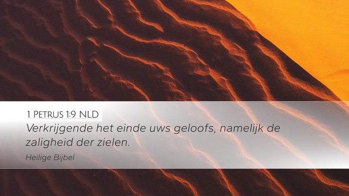 1 Petrus 1:9 NLD Bible Verse Image