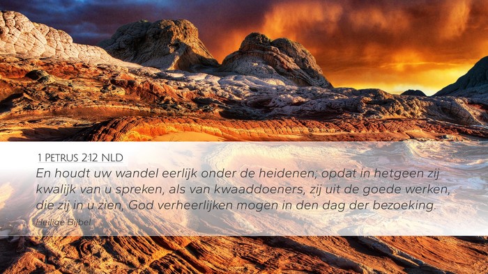 1 Petrus 2:12 NLD Bible Verse Image