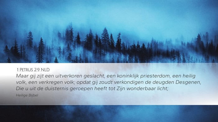 1 Petrus 2:9 NLD Bible Verse Image