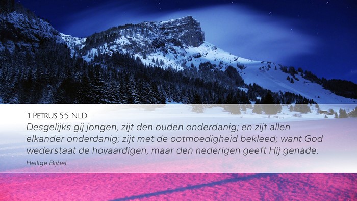 1 Petrus 5:5 NLD Bible Verse Image