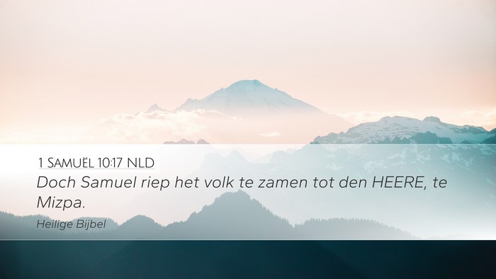 1 Samuël 10:17 NLD Bible Verse Image