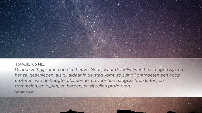 1 Samuël 10:5 NLD Bible Verse Image