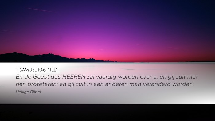 1 Samuël 10:6 NLD Bible Verse Image