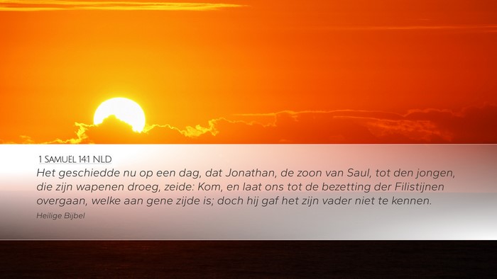 1 Samuël 14:1 NLD Bible Verse Image
