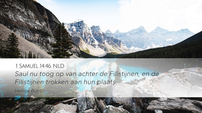 1 Samuël 14:46 NLD Bible Verse Image