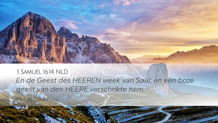 1 Samuël 16:14 NLD Bible Verse Image