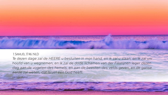 1 Samuël 17:46 NLD Bible Verse Image