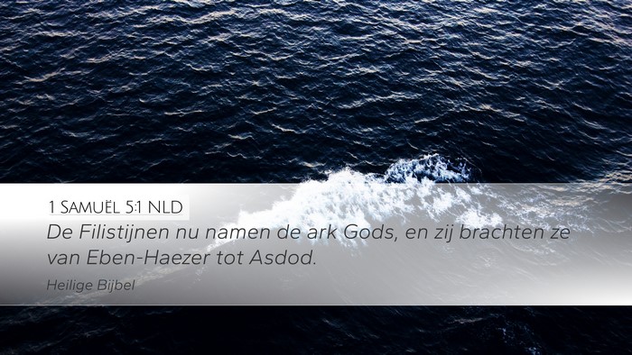 1 Samuël 5:1 NLD Bible Verse Image