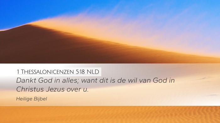 1 Thessalonicenzen 5:18 NLD Bible Verse Image