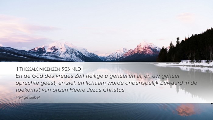 1 Thessalonicenzen 5:23 NLD Bible Verse Image