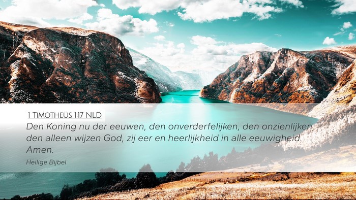 1 Timotheüs 1:17 NLD Bible Verse Image