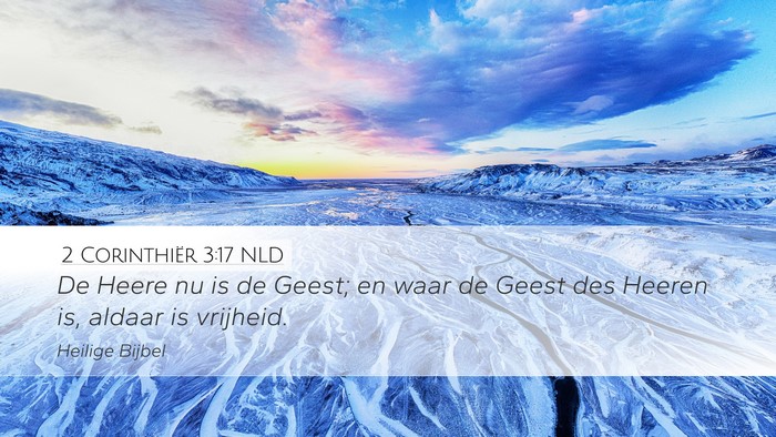 2 Corinthiër 3:17 NLD Bible Verse Image