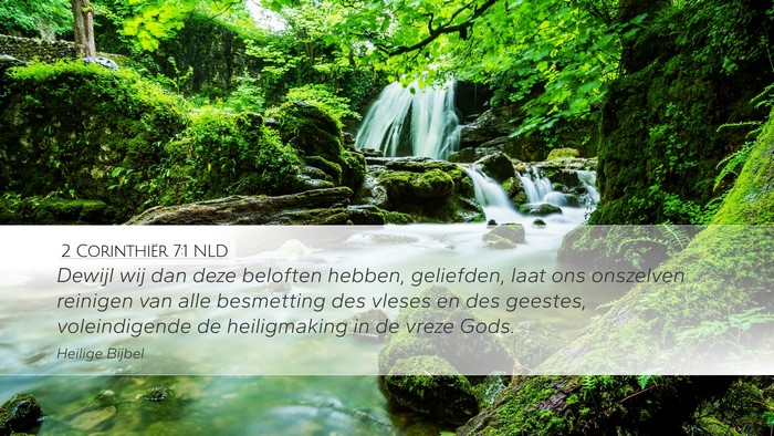 2 Corinthiër 7:1 NLD Bible Verse Image