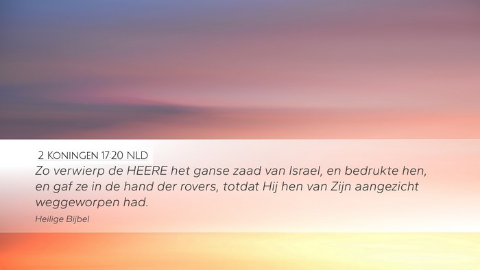 2 Koningen 17:20 NLD Bible Verse Image