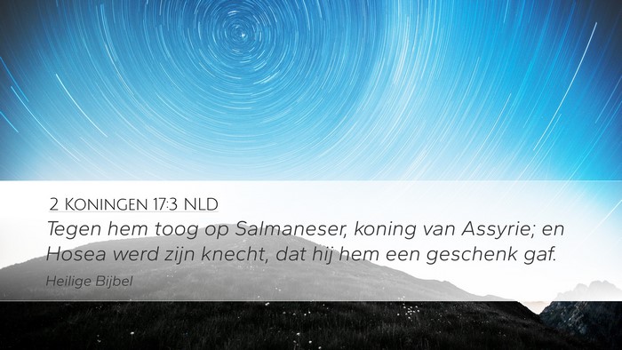 2 Koningen 17:3 NLD Bible Verse Image
