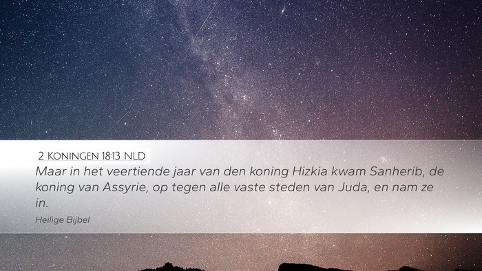 2 Koningen 18:13 NLD Bible Verse Image