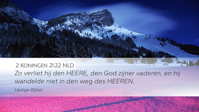 2 Koningen 21:22 NLD Bible Verse Image
