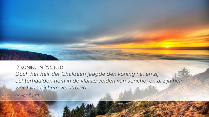 2 Koningen 25:5 NLD Bible Verse Image