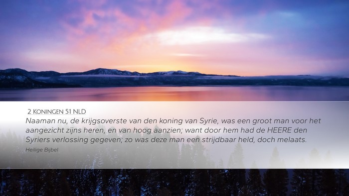 2 Koningen 5:1 NLD Bible Verse Image