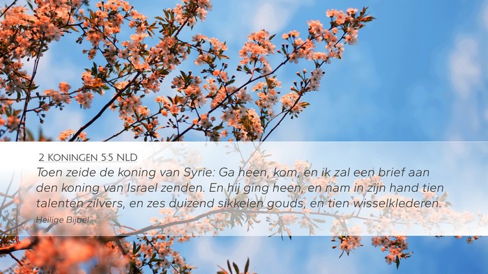 2 Koningen 5:5 NLD Bible Verse Image
