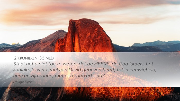 2 Kronieken 13:5 NLD Bible Verse Image