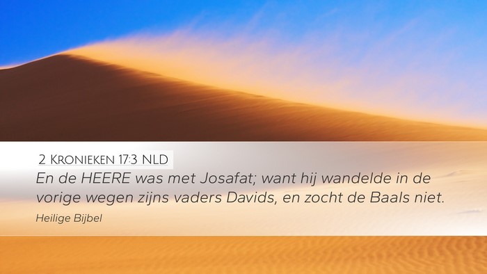 2 Kronieken 17:3 NLD Bible Verse Image