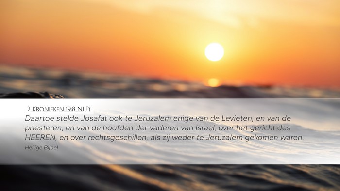 2 Kronieken 19:8 NLD Bible Verse Image