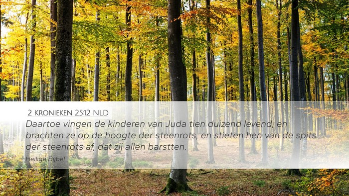 2 Kronieken 25:12 NLD Bible Verse Image