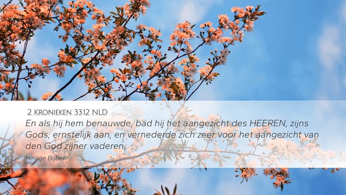 2 Kronieken 33:12 NLD Bible Verse Image