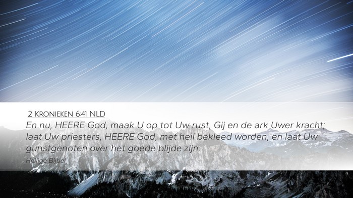 2 Kronieken 6:41 NLD Bible Verse Image