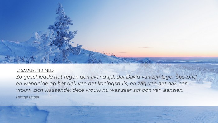 2 Samuël 11:2 NLD Bible Verse Image