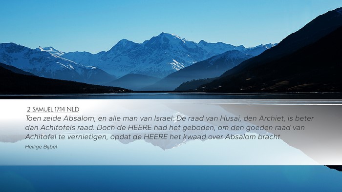 2 Samuël 17:14 NLD Bible Verse Image