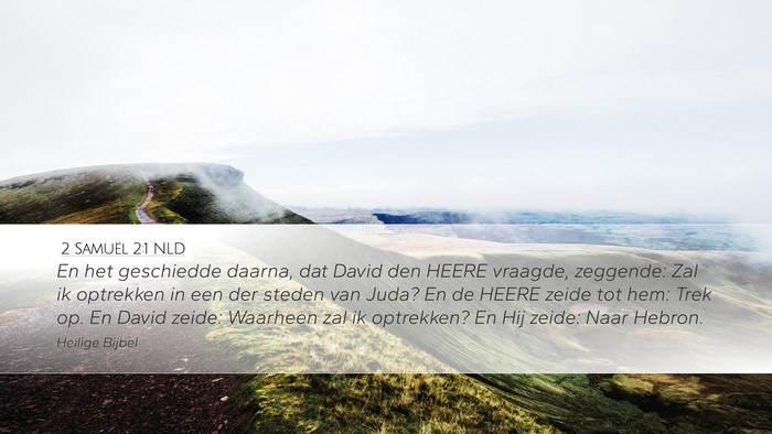 2 Samuël 2:1 NLD Bible Verse Image