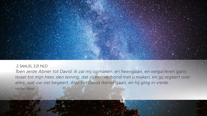 2 Samuël 3:21 NLD Bible Verse Image