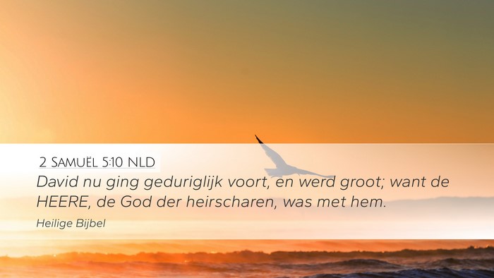 2 Samuël 5:10 NLD Bible Verse Image