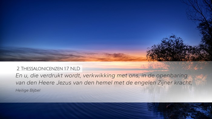 2 Thessalonicenzen 1:7 NLD Bible Verse Image