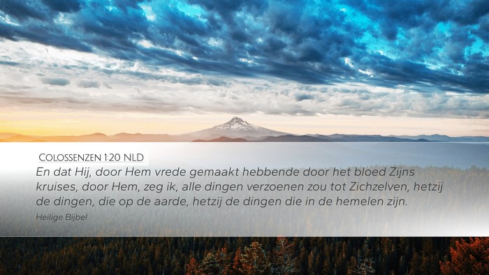 Colossenzen 1:20 NLD Bible Verse Image