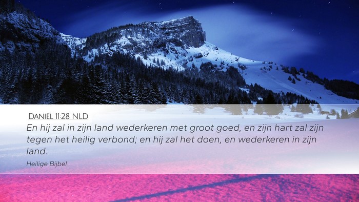 Daniël 11:28 NLD Bible Verse Image