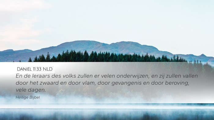 Daniël 11:33 NLD Bible Verse Image