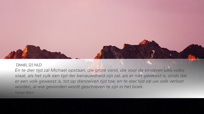 Daniël 12:1 NLD Bible Verse Image