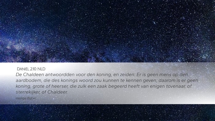 Daniël 2:10 NLD Bible Verse Image