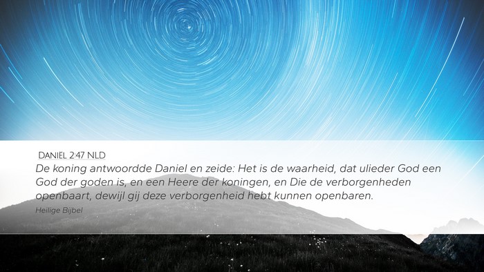 Daniël 2:47 NLD Bible Verse Image